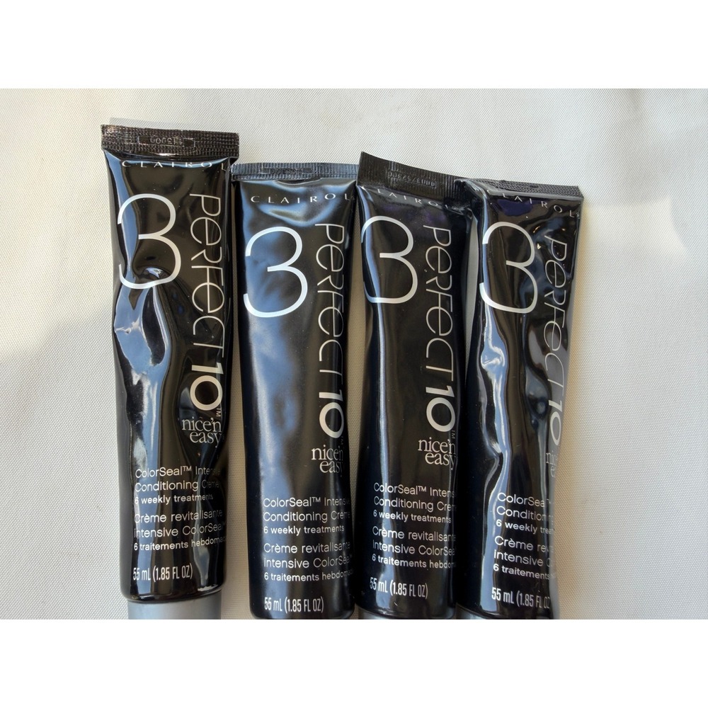 4x Clairol Nice n Easy Perfect 10 ColorSeal Intensive Conditioning Creme 55ml